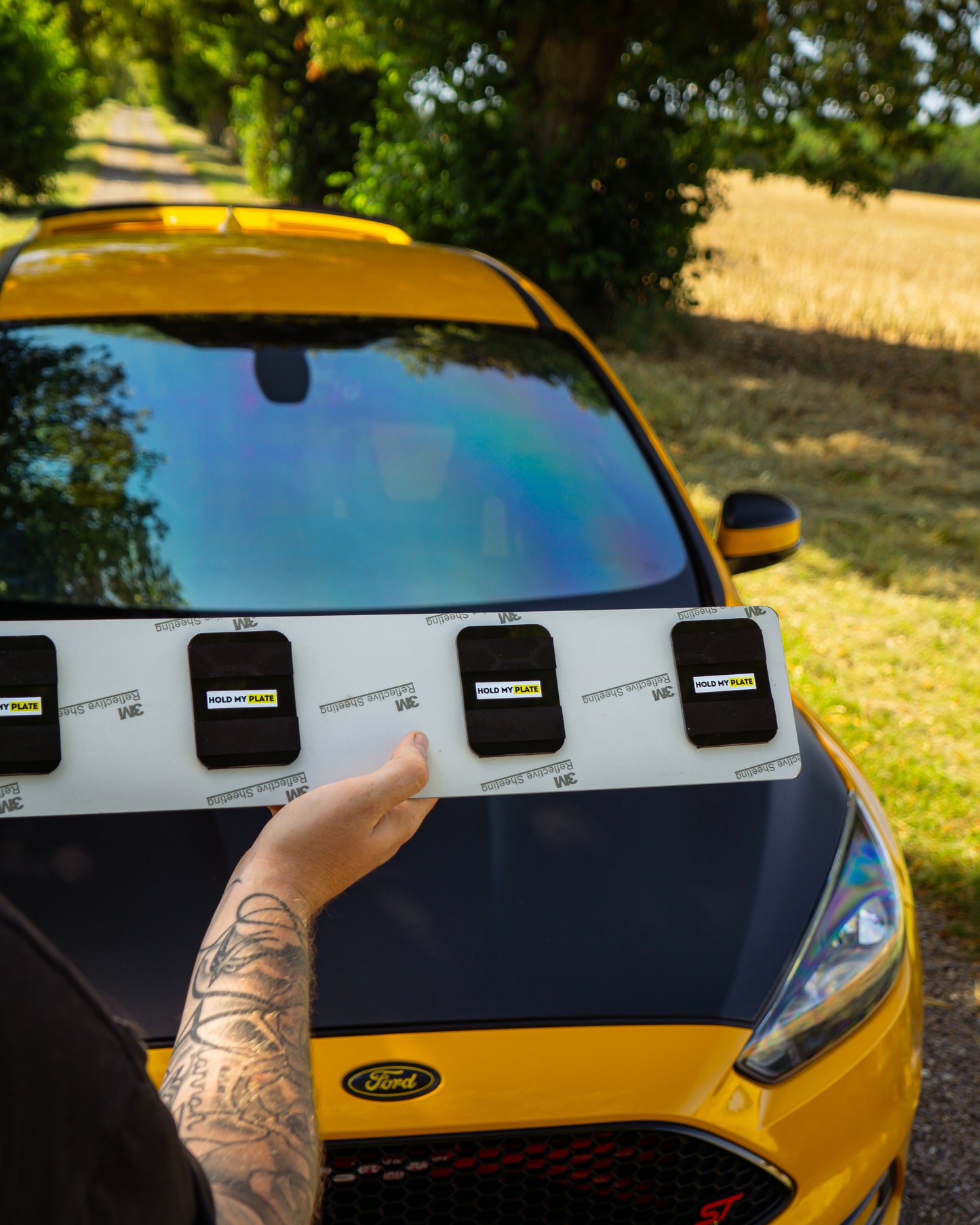 'The twin set' - Front and back magnetic plate kit