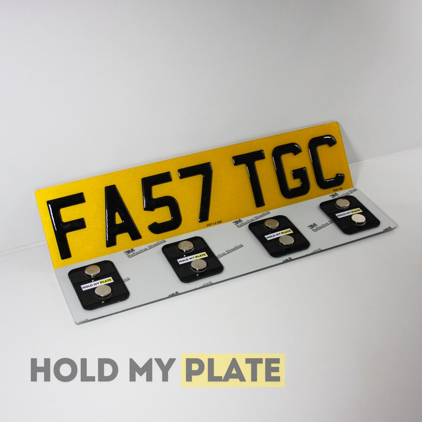 'The twin set' - Front and back magnetic plate kit