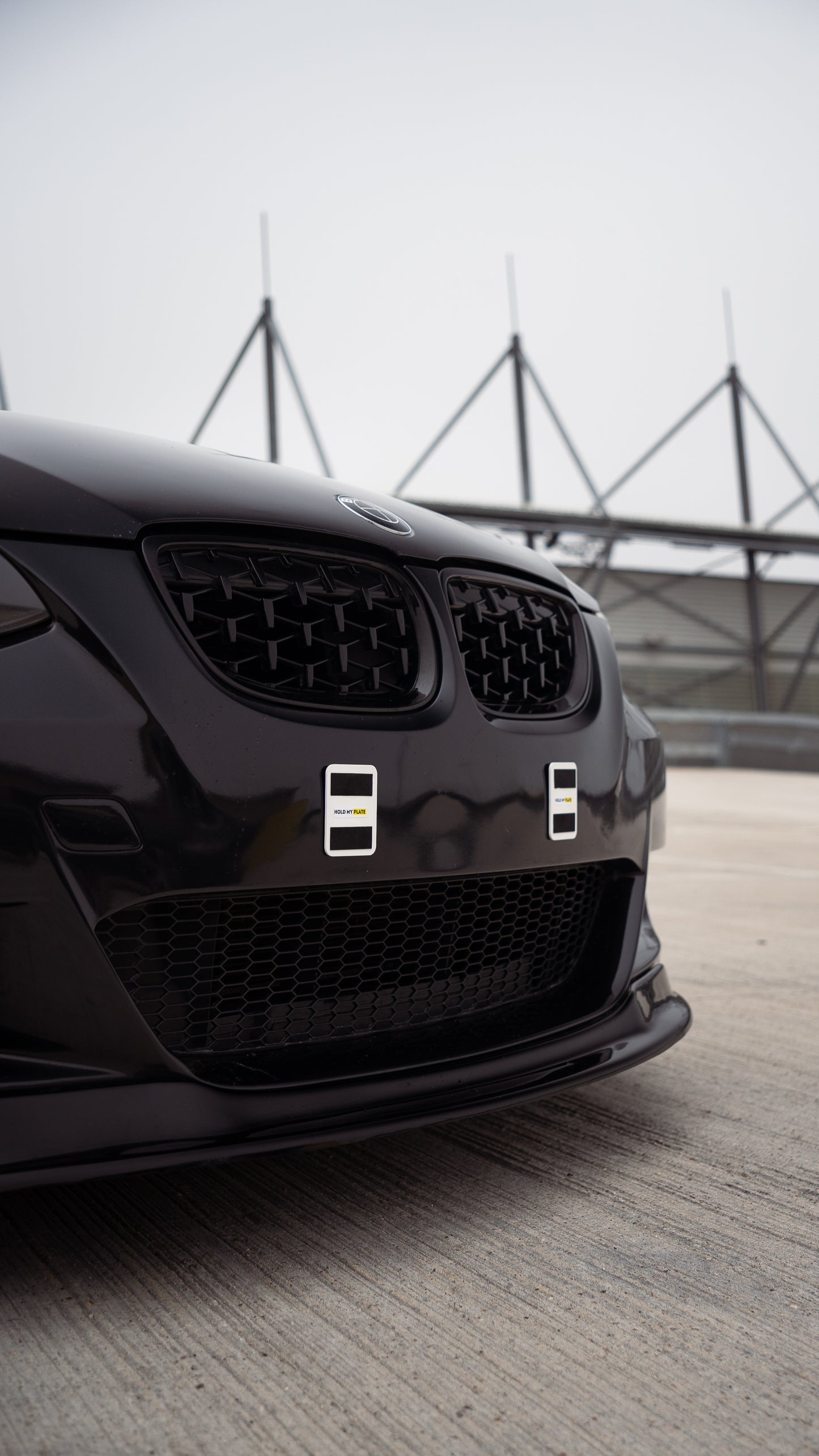'The front' - Front bumper magnetic plate kit