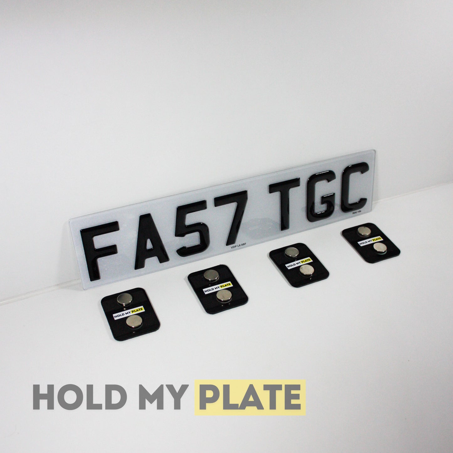 'The front' - Front bumper magnetic plate kit